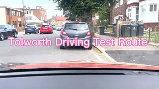 Tolworth Driving Test Route [upl. by Fokos97]