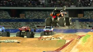 Monster Jam  Monster Mutt Rottweiler Freestyle from Abu Dhabi  May 10 2013 [upl. by Ymia]