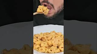 ASMR Creamy Tortellini Pasta Eating Sounds [upl. by Ardle893]