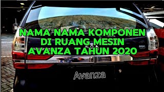 Nama Nama Komponen Di Ruang Mesin Mobil Avanza Tahun 2020 mdr505 [upl. by Enimzzaj]