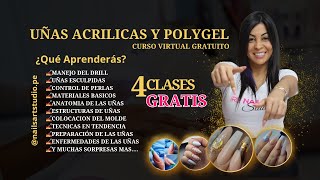 Curso Gratis de Uñas Acrílicas y Polygel Para Principiantes💅 [upl. by Veleda]