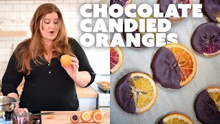 Chocolate Candied Orange Recipe  SNACK or GARNISH [upl. by Yereffej169]