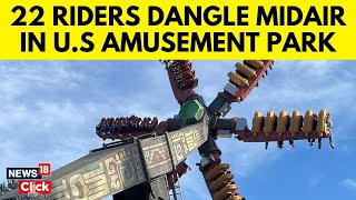 US News Today  Riders Stuck In Midair For Over 2 Hours On Amusement Park Ride  News18  N18G [upl. by Leaper854]