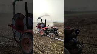 Use SelfMade Automatic Reel Sprinkler To Irrigate The Farmland [upl. by Ggerk390]