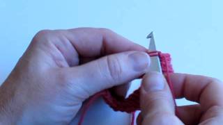 Flat Hook Slip Stitch Crochet [upl. by Nytnerb]