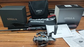 Unboxing Shimano Stella 1000 fk 2022  Joran Shimano Zodias 264UL2 Ultralightfishing Uljigging [upl. by Link]