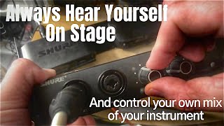 How To Always Hear Yourself On Stage  DIY IEM Tip [upl. by Murrah]