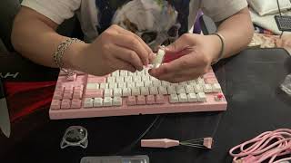 Varmilo MA87M Sakura TKL  EC Rose V2 [upl. by Borreri568]