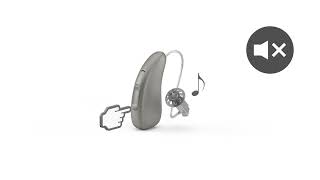 How to turn on and off a rechargeable Audio Service RIC hearing aid [upl. by Amsa]