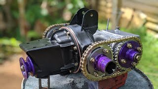 External differential locking system making  How to make offroad buggy differential locking system [upl. by Nodnorb]