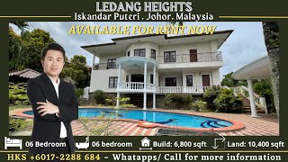 Luxury Mansion with Private Pool for RENT  Ledang HeightsJohor Malaysia [upl. by Clarinda]