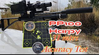 PP 100 HARPY ACCURACY TEST AT 31 MTRSPRECIHOLE PP100 HARPY [upl. by Ariajaj]