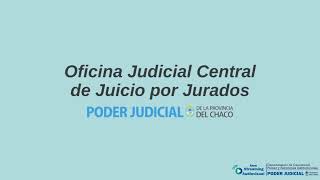 Juicio por Jurados N° 49 Rcia  Etapa Probatoria [upl. by Ymrej]