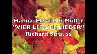 Hanna Elisabeth Müller quotVIER LETZTE LIEDERquot Richard Strauss [upl. by Jovitta]