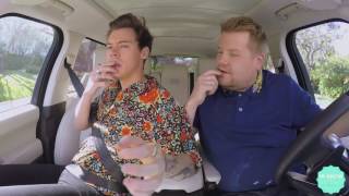 Carpool Karaoke avec Harry Styles Partie 3  VOSTFR Traduction Française [upl. by Icnan]