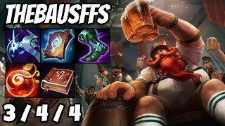 Thebausffs Secret Account Gragas Top vs Poppy 14102024 [upl. by Eanwahs659]