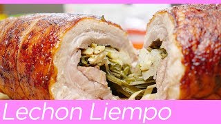 Roasting Pork Belly or Lechon Liempo in the oven So good [upl. by Adnalue504]