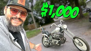 Why I bought the CHEAPEST CHOPPER on Facebook Marketplace [upl. by Ahsitan]