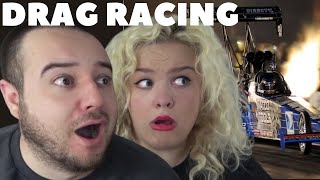 American Couple Reacts to the Fastest Accelerating Vehicles on the Planet  NHRA Drag Racing [upl. by Ruder]