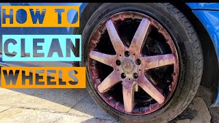 how to DEEP CLEAN your alloy Wheels YOU WONT NEED ANYTHING ELSE [upl. by Eimaral355]