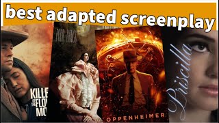 What will win Best Adapted Screenplay  2024 Oscar Predictions November Update [upl. by Icyak]