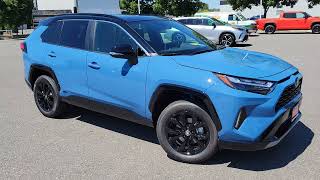 2023 Toyota RAV4 Hybrid XSE AWD in Cavalry Blue [upl. by Armyn]