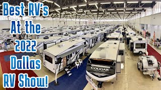 Best RV’s at the 2022 Dallas RV Show RV Walkthrough Tour [upl. by Ahmar]