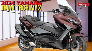 All New 2024 Yamaha TMAX Tech MAX  Luxurious Interior amp Perfect Choice for Riders [upl. by Lauhsoj]