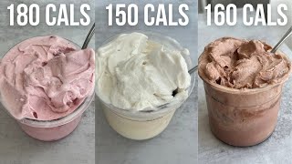 Under 200 Calorie Pints of Protein Ice Cream  Ninja Creami Recipes [upl. by Eivla568]