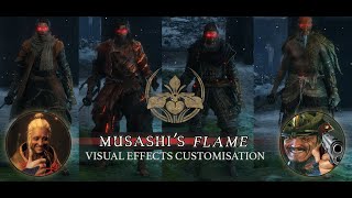 Musashis Flame  Sekiro  Mod  Visual Effect [upl. by Adamec528]