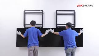 Front maintenance LCD Video Wall Installation Guide [upl. by Haramat]