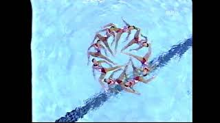 2004 Athens OG Synchro Team TechArtistic Swimming  Japan [upl. by Leonhard]