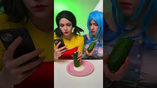 Cucumber Chaos 🥒📱 When snacks and phones collide funny fail [upl. by Hakan]