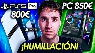 ¡vaya estafa PS5 PRO vs PC 850€  y Play 5 original [upl. by Nnednarb]