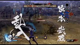 Kasuga amp Hanbei Takenaka Defeat Kills Musashi Miyamoto  Sengoku Basara 4 Sumeragi [upl. by Galatia390]