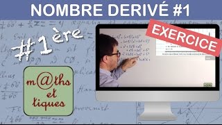 EXERCICE  Calculer le nombre dérivé Niv1  Première [upl. by Kelcie503]