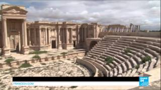 Syria Islamic State group blows up Palmyra temple [upl. by Pond]