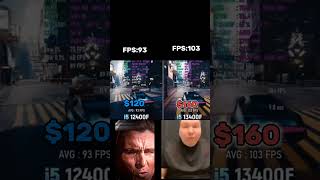 Intel i5 12400f vs i5 13400F benchmark phonk shorts viralvideo youtubeshorts trending intel [upl. by Colp]