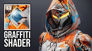 NEW Graffiti Shader GET THIS BEFORE ITS GONE  Destiny 2 Revenant [upl. by Anilat]