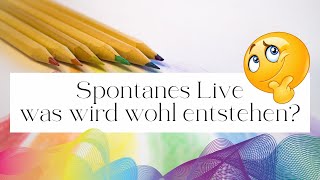 Neuer Start  Spontanes Live basteln mit Herz und Aquarell und gaaanz viel Spaß am Ausprobieren diy [upl. by Enaffit169]