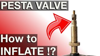 Presta Valve Tire Inflation How to instructions 4k [upl. by Armalla]