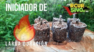 COMO HACER INCIADORES DE FUEGO FOGATAS CAMPING [upl. by Uv675]