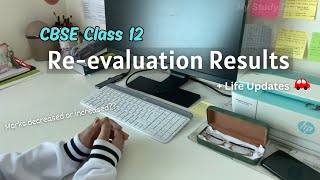 My CBSE Reevaluation Result Class 12  Life Update 😨 [upl. by Elrem]