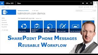 Reusable Workflow  SharePoint Phone Messages Automation 10 [upl. by Rod945]