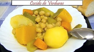 Cocido de Verduras sin Carne  Receta de Cocina en Familia [upl. by Ley987]