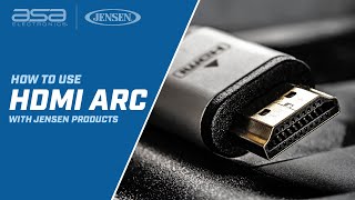 How To Use HDMI ARC Audio Return Channel With JENSEN® Products [upl. by Adnarb313]