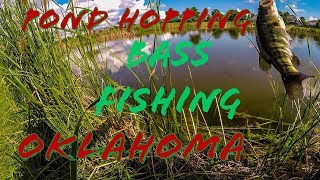 Extreme Pond Hopping For BASS TulsaBroken Arrow Oklahoma My Favorite Bait To Throw In Summer [upl. by Ibmab]