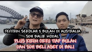 KBR JEFFRIN SKRG BATCH 4 YG JD STUDENT TANPA REK KORAN 350 JT DI AUSTRALIA ARDHANA GUMAY [upl. by Aivatnuahs]