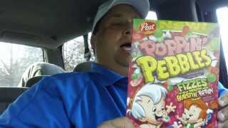 Poppin Pebbles Cereal REVIEW [upl. by Kissner]