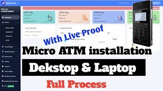 DigiPay Micro ATM Installation In PC  Laptop  CSC Digipay Lite MATM Installation Full Process [upl. by Lleznol422]